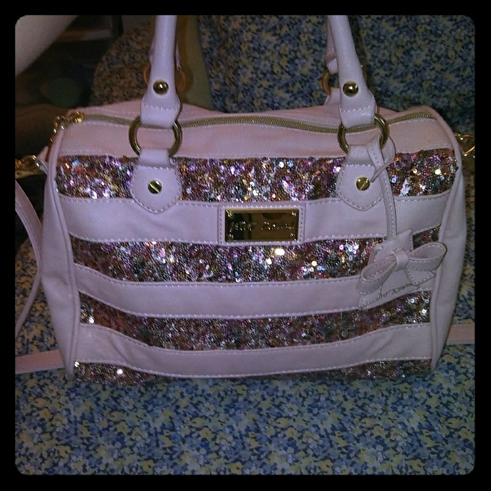 Bestey johnson pink sparkle bag